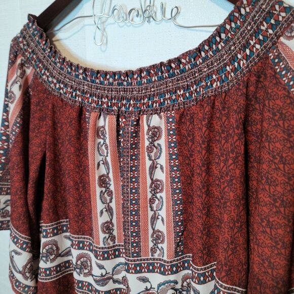 Jealous Tomato Red Boho Dress Size Small - Picture 2 of 9